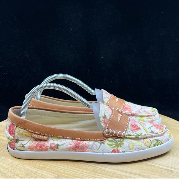 Cole Haan Womens Grand OS slip on Floral print size 8B - Picture 4 of 10